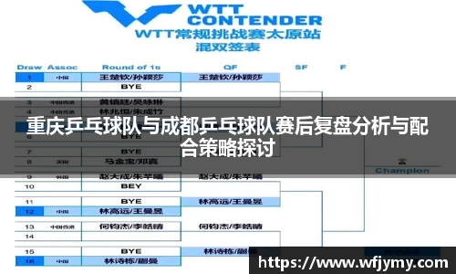 重庆乒乓球队与成都乒乓球队赛后复盘分析与配合策略探讨