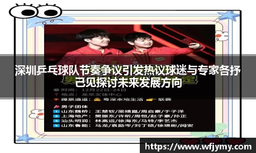 深圳乒乓球队节奏争议引发热议球迷与专家各抒己见探讨未来发展方向