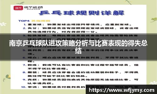 南京乒乓球队进攻策略分析与比赛表现的得失总结