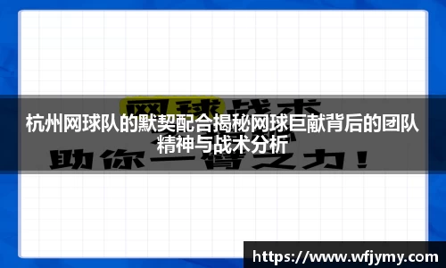 杭州网球队的默契配合揭秘网球巨献背后的团队精神与战术分析