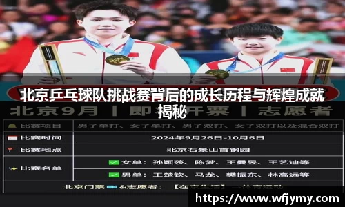 北京乒乓球队挑战赛背后的成长历程与辉煌成就揭秘