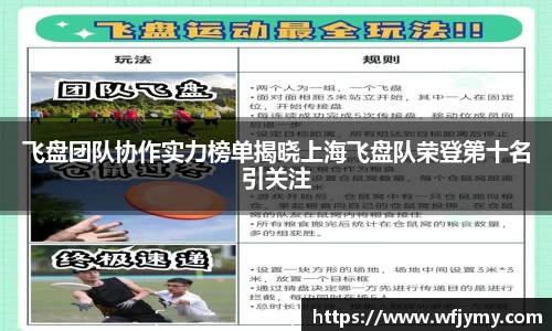 飞盘团队协作实力榜单揭晓上海飞盘队荣登第十名引关注